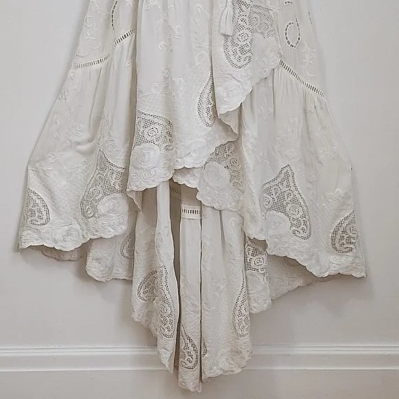 Spell Ivory Embroidered Beach Robe - Picture 13 of 16